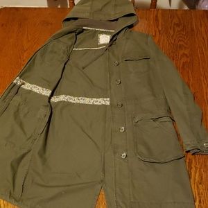 Army green jacket